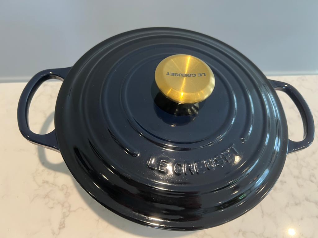 Nieuwe Le Creuset braadpan Nuit 24 cm, Gietijzer, Nieuw, Ophalen of Verzenden, Le Creuset