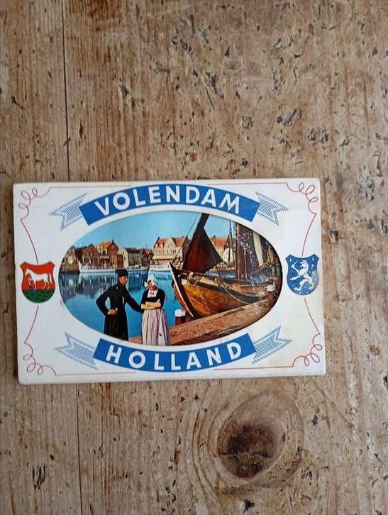 Vintage Volendam Holland Ansichten kaarten 1960+, Antiek en Kunst, Curiosa en Brocante, Verzenden