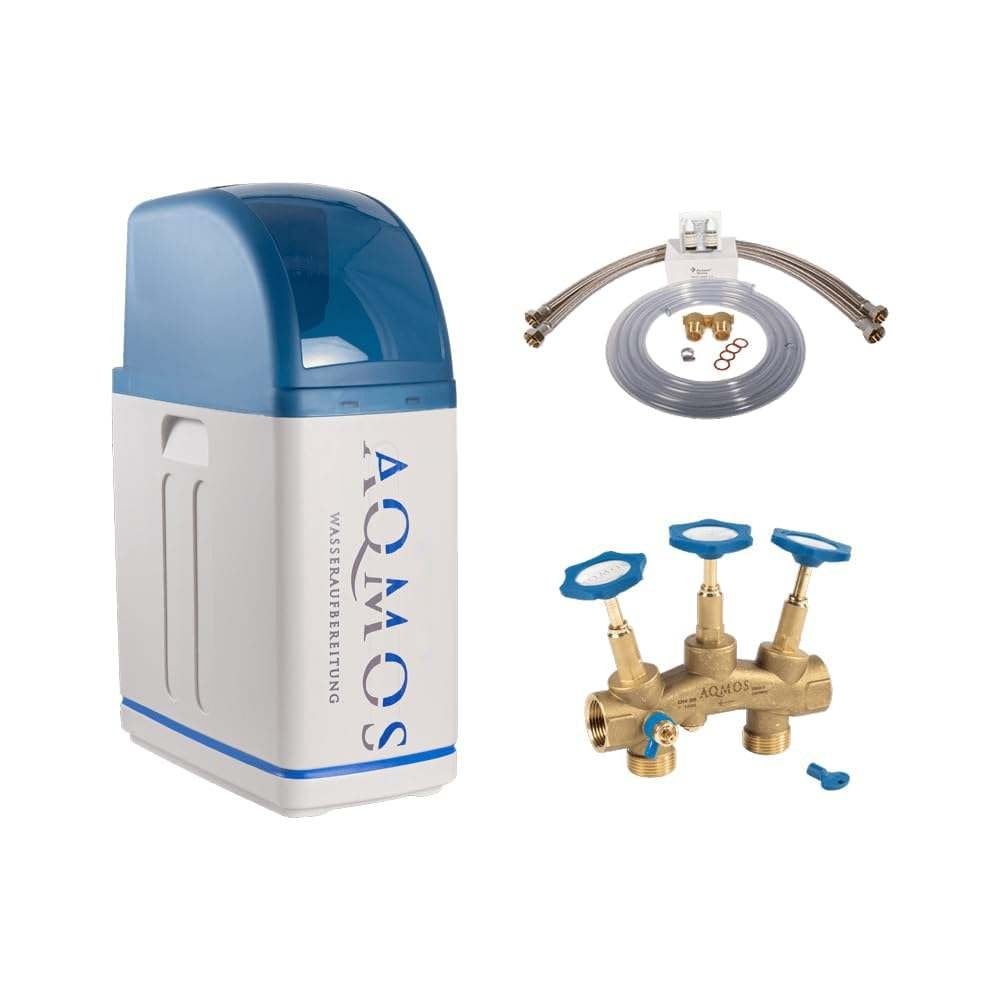 Aqmos R2D2-32 waterontharder met aansluitset en montageblok, Ophalen of Verzenden, Nieuw, Waterontharder met zout