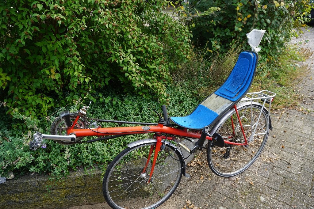 M5 Ligfiets, Fietsen en Brommers, Gebruikt, Velgrem, Onderstuur, Ophalen