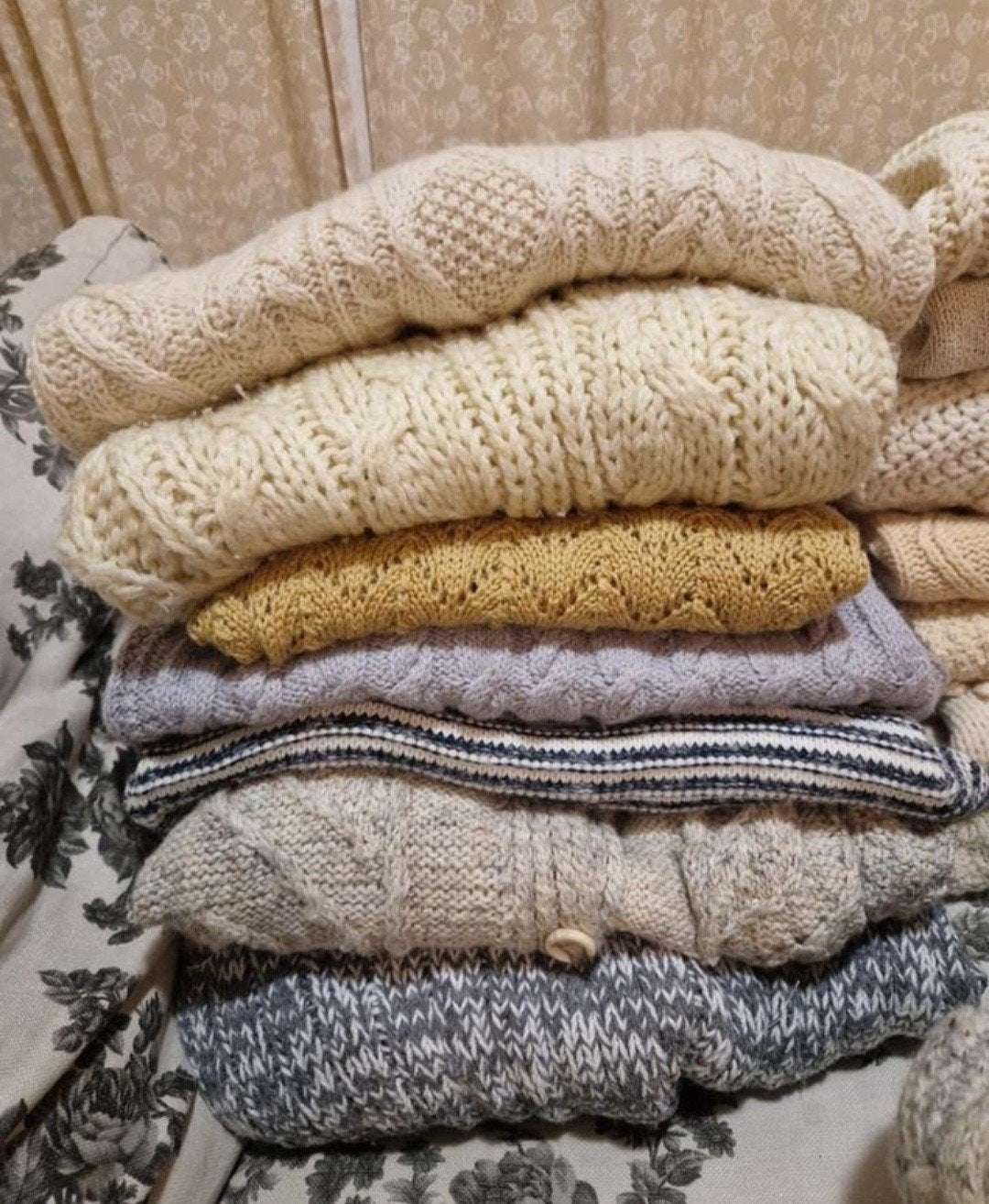 Prachtige mega partij vintage (wollen) aran gebreide truien, Kleding | Dames, Ophalen of Verzenden, Zo goed als nieuw