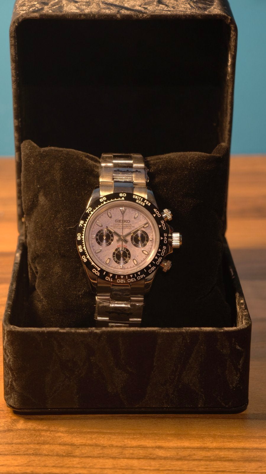 Daytona Panda Chronograaf, Overige merken, Staal, Staal, Polshorloge