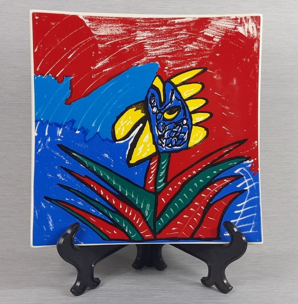 n012-Bijzonder mooie schaal bord, op te hangen., Antiek en Kunst, Ophalen of Verzenden