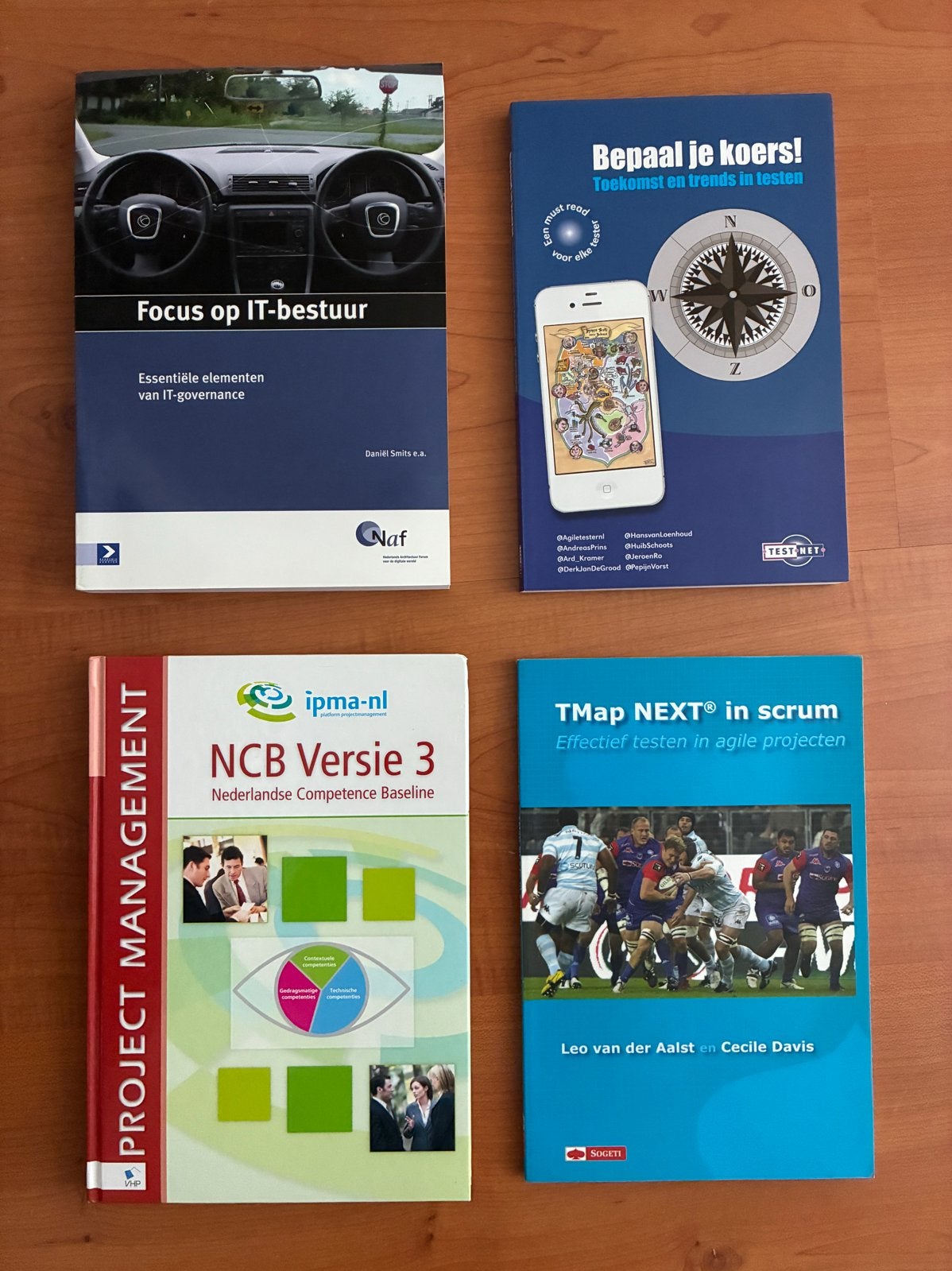 IT-boeken: TMap NEXT, NCB, Focus op IT-bestuur, Bepaal je ko, Boeken, Ophalen of Verzenden, Beta, Gelezen, HBO