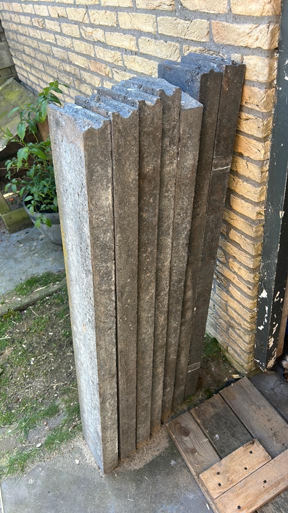 Afsluitbanden 7 stuks, Tuin en Terras, Bielzen en Borders, Ophalen of Verzenden, Gebruikt, Minder dan 100 cm, Minder dan 25 cm