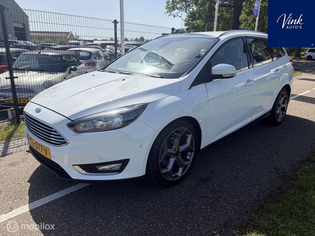 Ford Focus Wagon 1.0 EcoBoost Titanium Business | Camera | C, Auto's, Gebruikt, Euro 6, Wit, Origineel Nederlands