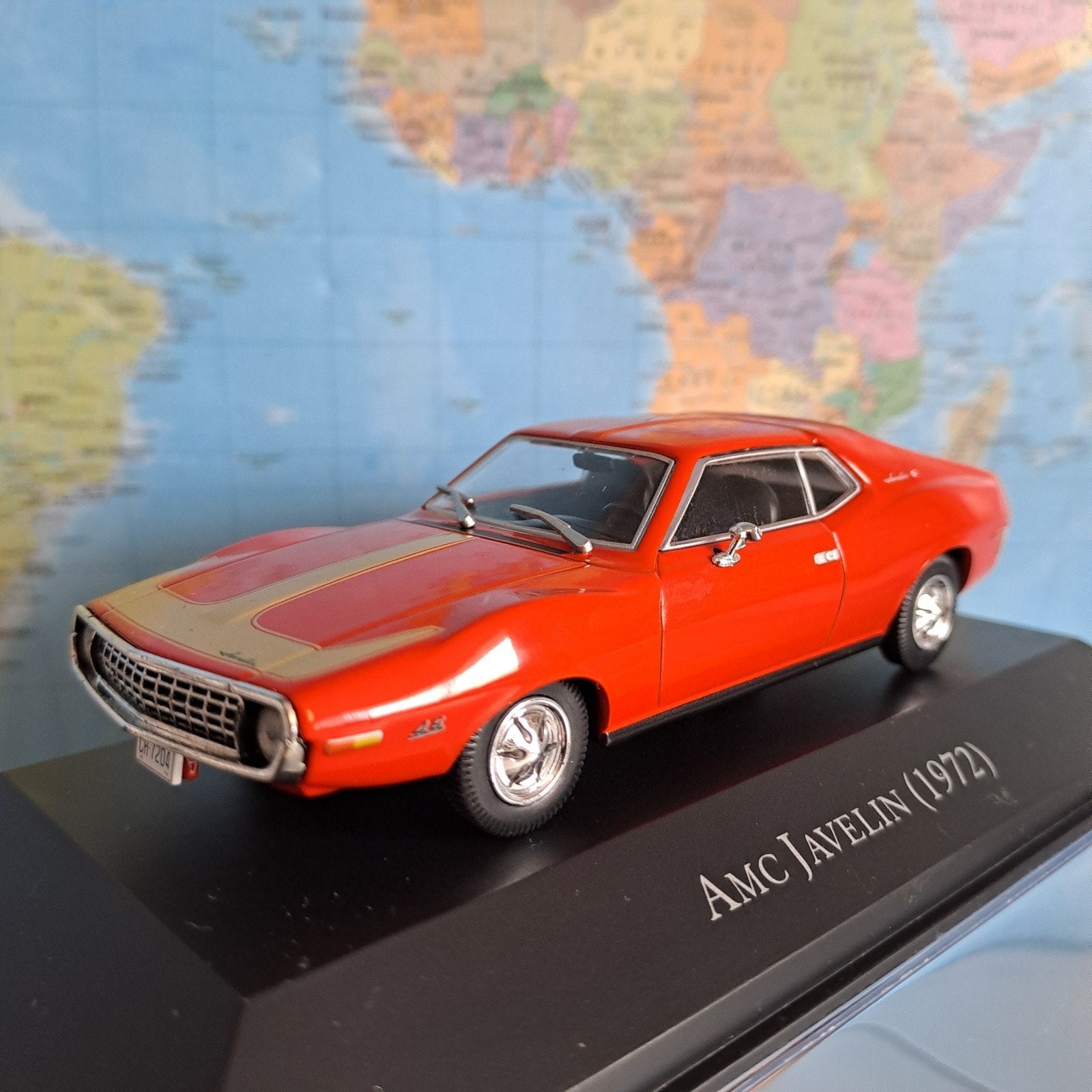 AMC Javelin (1972) schaalmodel - Zo goed als nieuw, Ophalen of Verzenden, Zo goed als nieuw, Auto, Overige merken