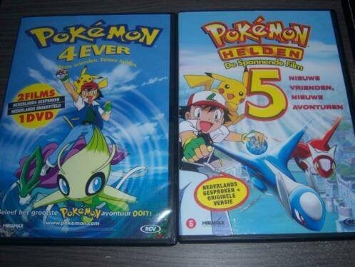 POKEMON de 4e en de 5e Pokemon Film nieuw , Tekenfilm, Verzenden, Nederlands, Nederlands