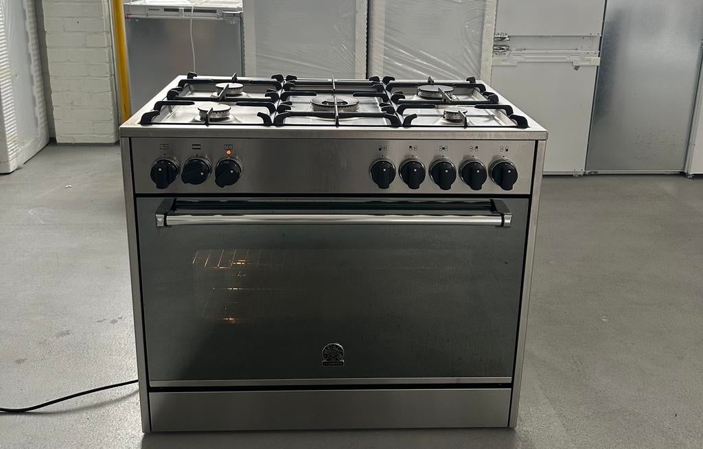 BERTAZZONI 90CM GASFORNUIS 5 PITS RVS WOKBRANDER VRIJSTAAND, Witgoed en Apparatuur, Fornuizen, BERTAZZONI, Kamerlingh Onnestraat 8, Wijchen