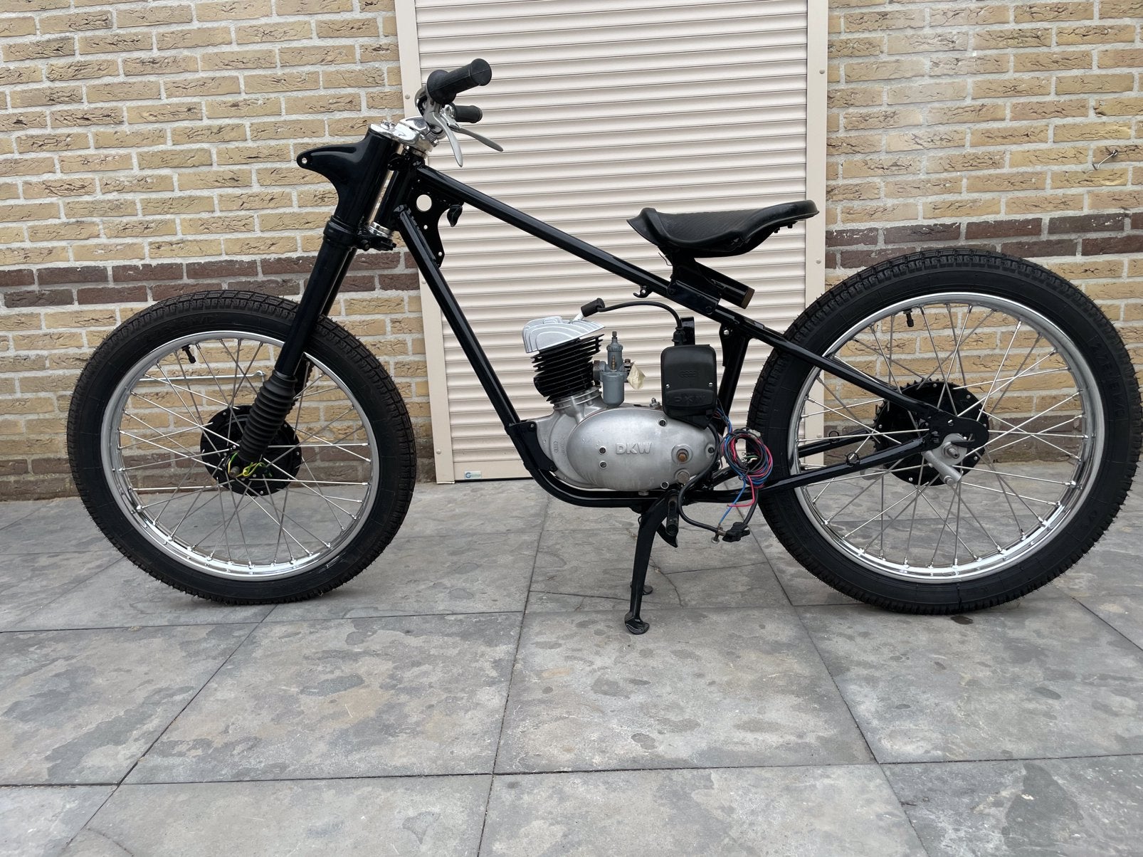 Dkw rt 125/2 gestrand project, Ophalen