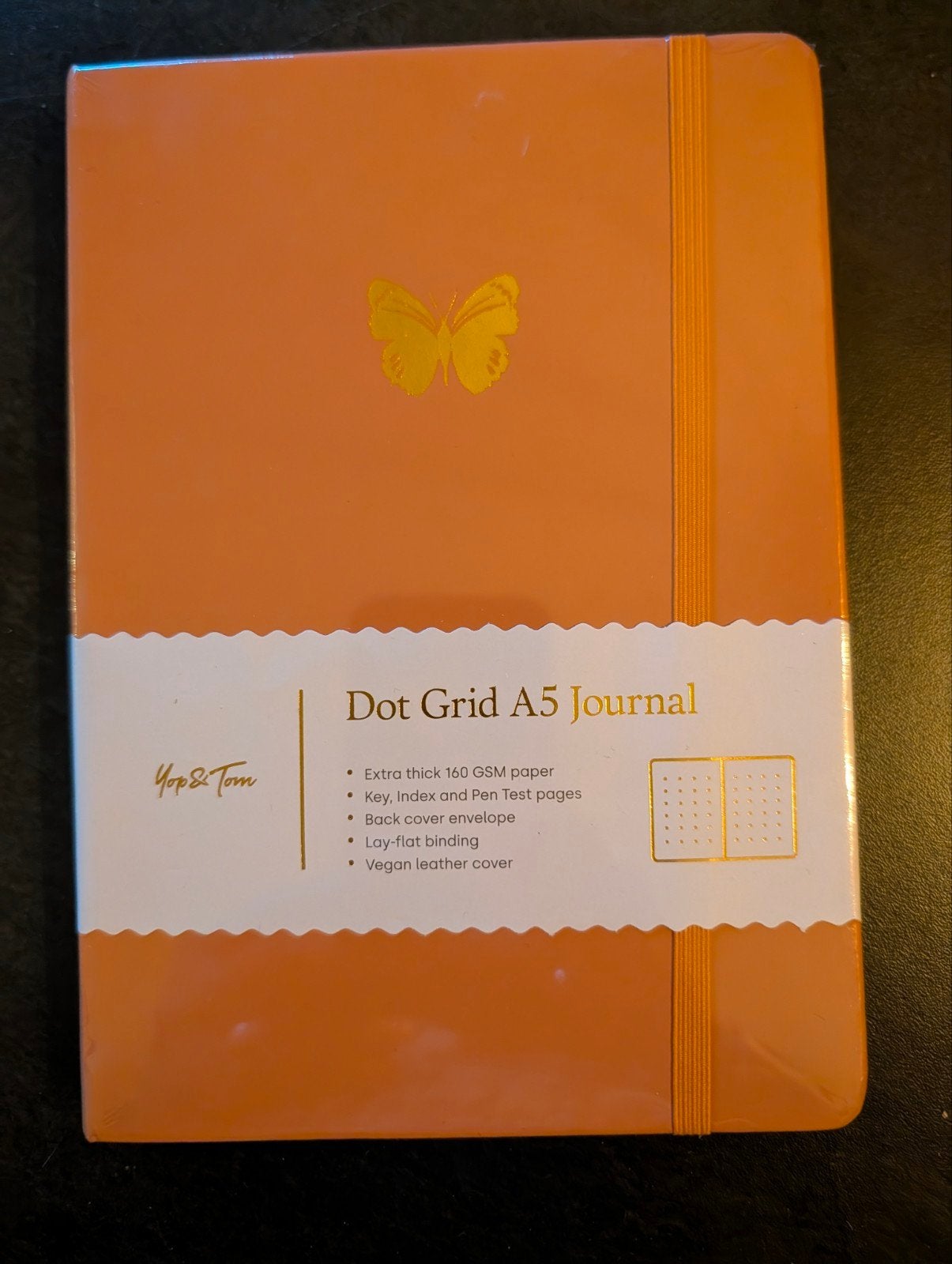 bullet journal oranje, nieuw, Ophalen, Nieuw