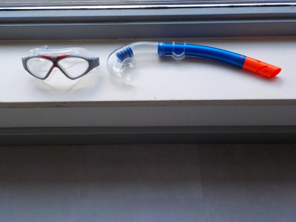 snorkel set, Watersport en Boten, Ophalen of Verzenden, Zo goed als nieuw, Snorkelset