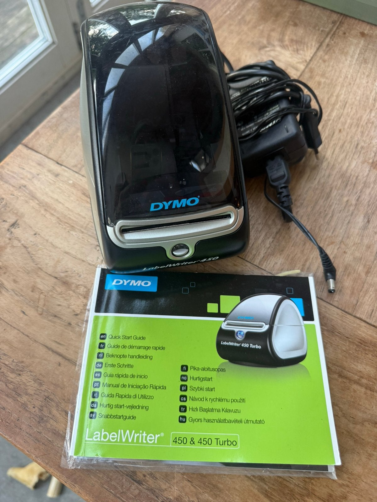 Dymo labelprinter 450 incl 4 rollen labels, Computers en Software, Ophalen of Verzenden, Zo goed als nieuw