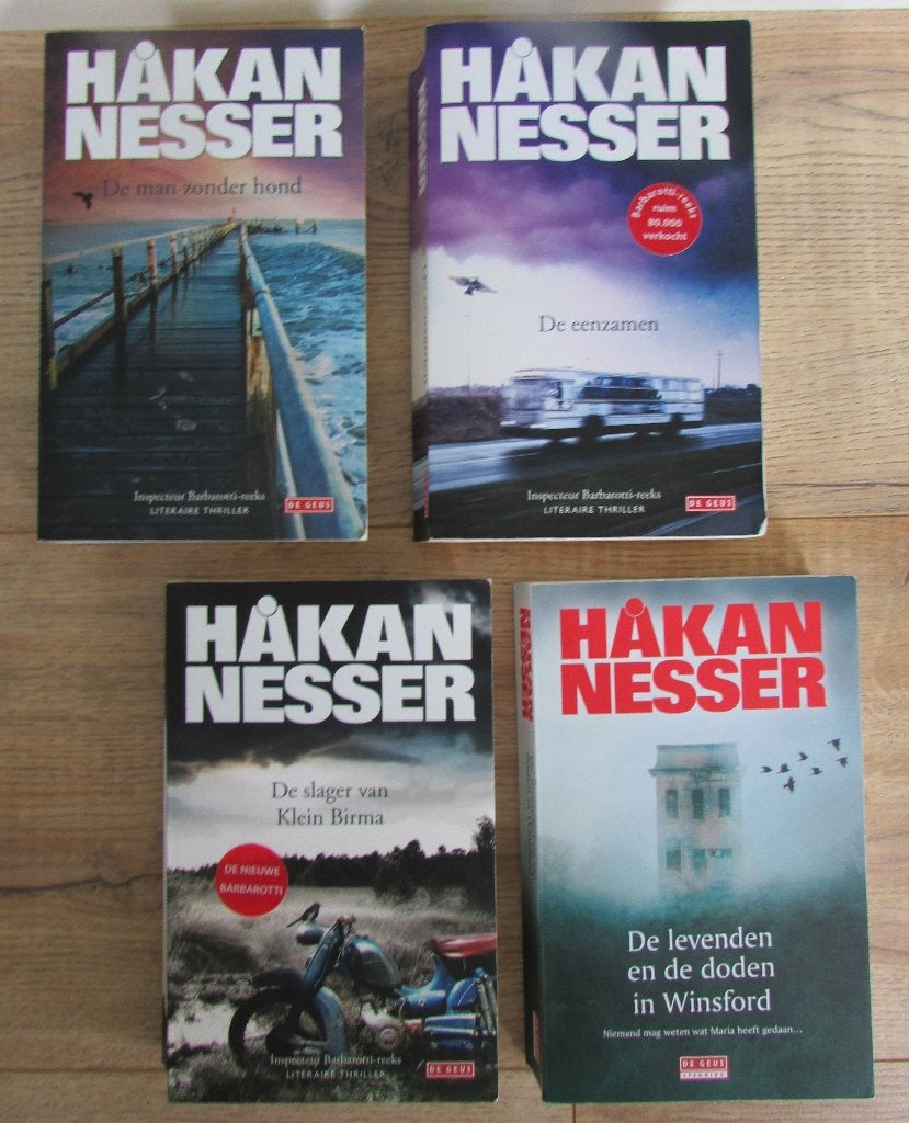 Lars Kepler /Unni Lindell / Håkan Nesser / Jo Nesbø, Ophalen of Verzenden, Gelezen, Lars Kepler