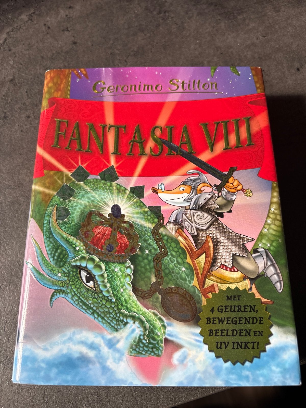 Geronimo Stilton Fantasia VIII - Met 4 geuren!, Ophalen of Verzenden, Zo goed als nieuw