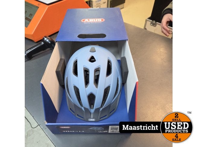 Fietshelm Abus-I 3.0 Glacier Blue Maat L - 56-61cm | NIEUW, Abus, Nieuw, Support@abus.com, SiebentÃ¤lerstraÃŸe 20
D-75327 Pforzheim
Germany