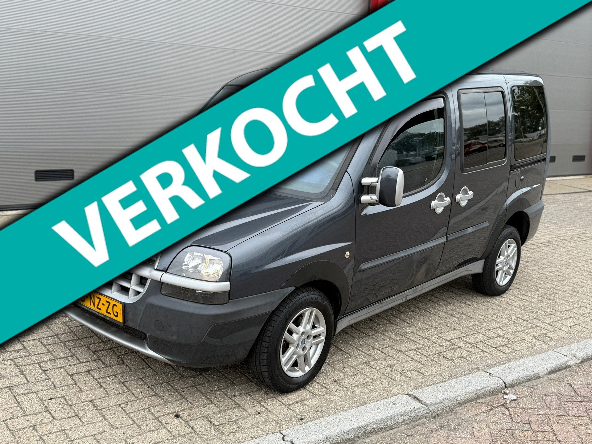 Fiat Doblò 1.6-16V ELX | dubbelschuifdeur | airco | malibu, Auto's, Voorwielaandrijving, 1596 cc, Gebruikt, Doblo