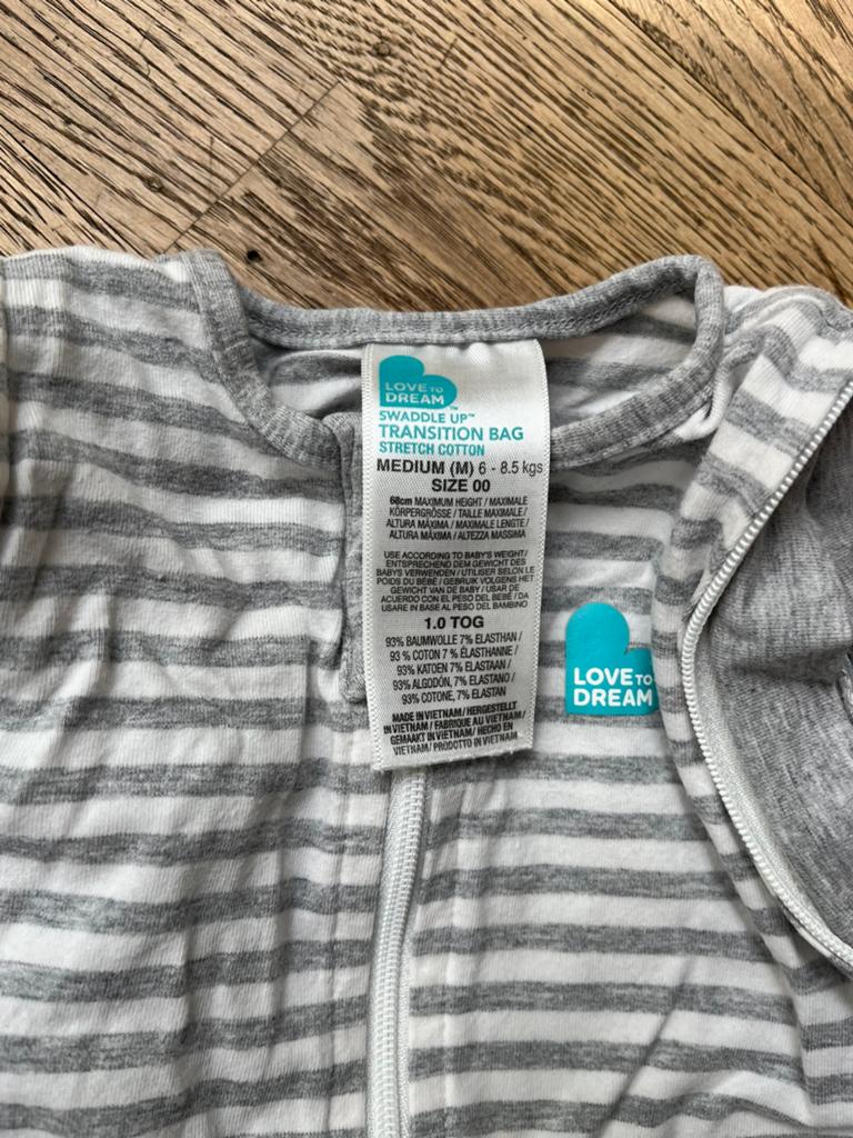 SWADDLE UP Love to Dream Inbakerslaapzak Fase 2 Medium, Ophalen, Zo goed als nieuw, Minder dan 70 cm