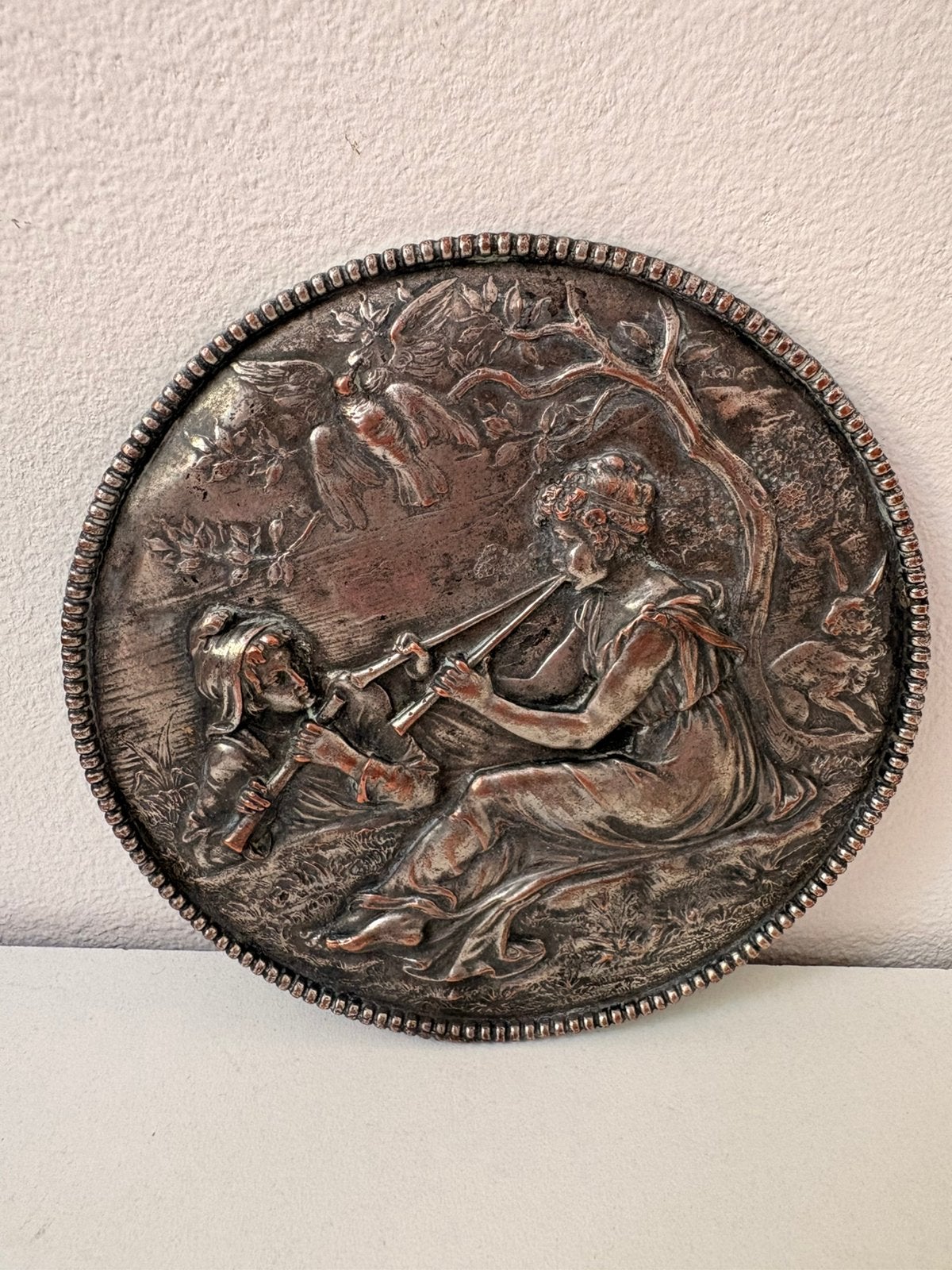Verzilverde penning, Ophalen of Verzenden