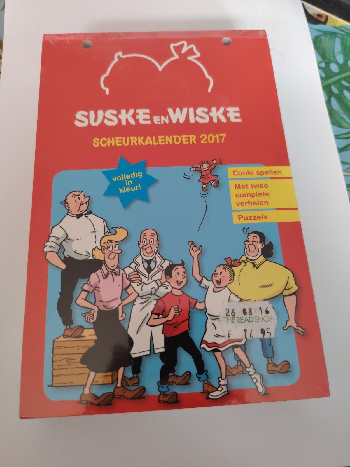 2017 scheurkalender Suske en Wiske, Eén stripboek, Ophalen of Verzenden, Zo goed als nieuw