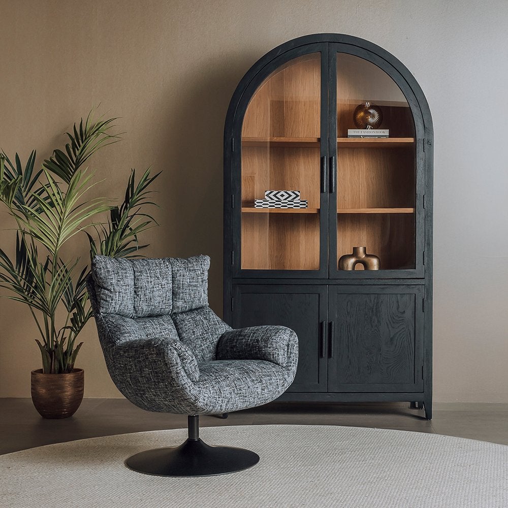 ACTIE Draaibare Fauteuil Force Div Kleuren Gratis Bezorgd (6, Draaibare fauteuil imo beige brown dark grey, Nieuw, 75 tot 100 cm