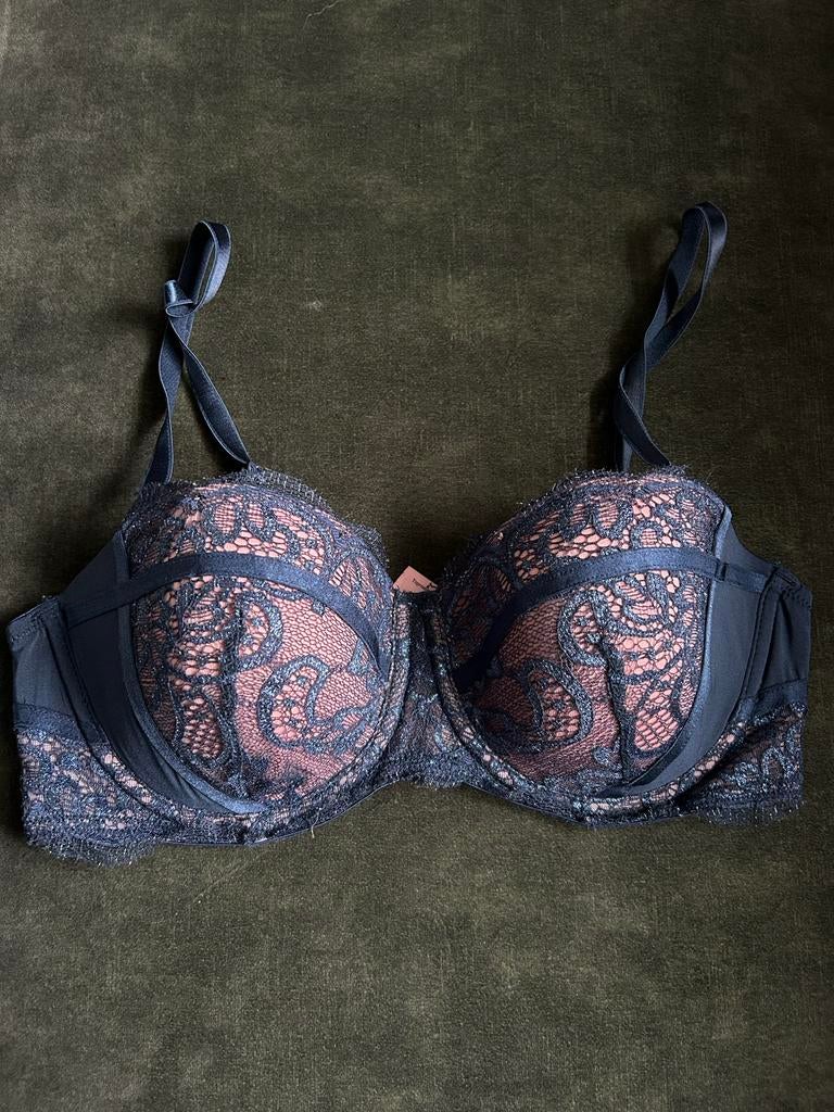 Hunkemöller BH 70D, Kleding | Dames, Ondergoed en Lingerie, Ophalen of Verzenden, Blauw, BH