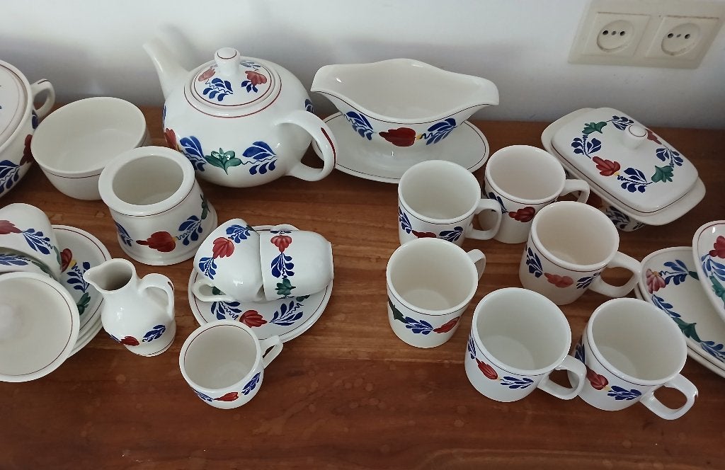 Heel veel Boerenbont Boch in 1 koop, Overige merken, Ophalen of Verzenden, Zo goed als nieuw, Aardewerk