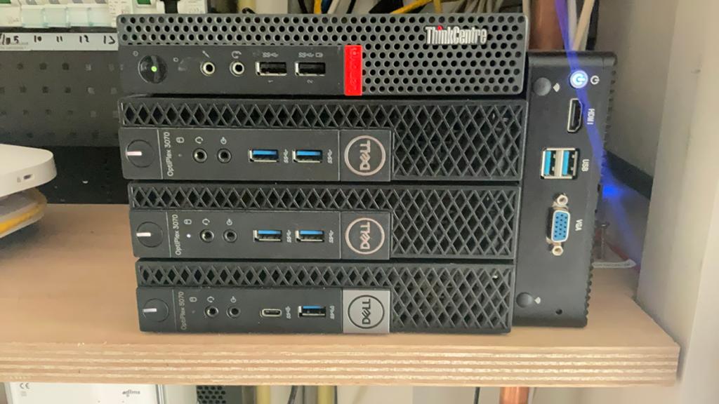 Diverse mini PC’s; Dell Optiplex; Lenovo Thinkcenter 910x, Computers en Software, Desktop Pc's, Ophalen of Verzenden, Zo goed als nieuw