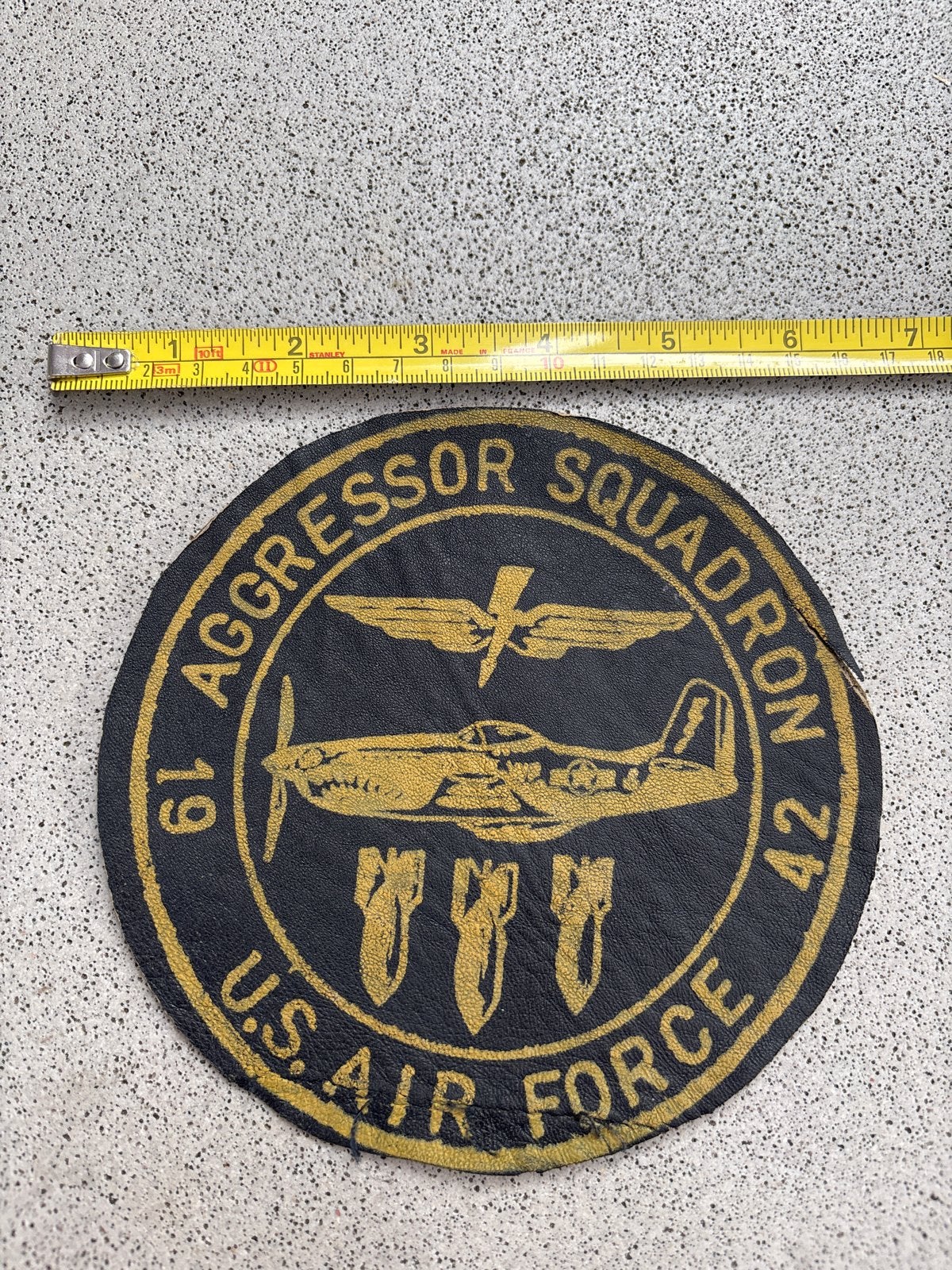 Vintage U.S. Air Force Aggressor Squadron 42 Patch, Ophalen, Gebruikt