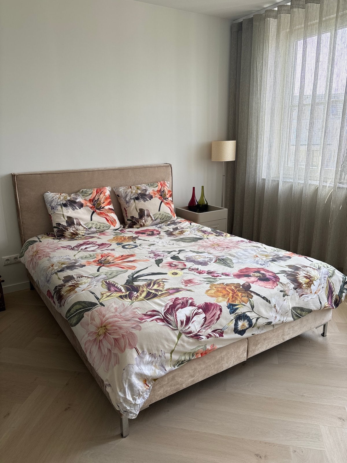 Essenza Dekbedovertrek 185x200 met 3 kussenslopen, Ophalen, Meerkleurig, Dekbedovertrek, Katoen