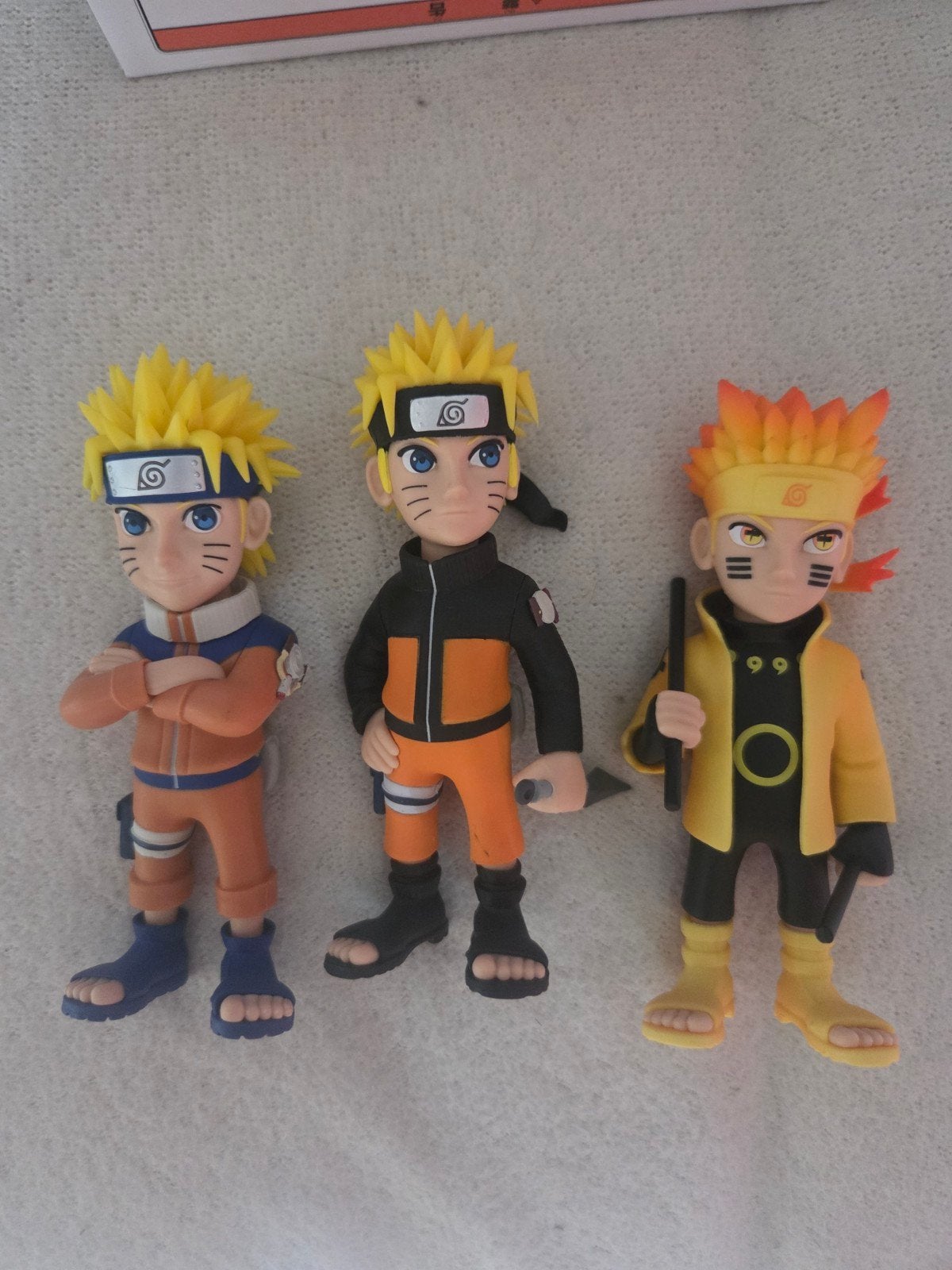 Naruto Uzumaki Figuren Set - 3 Stuks, Kinderen en Baby's, Ophalen of Verzenden, Gebruikt