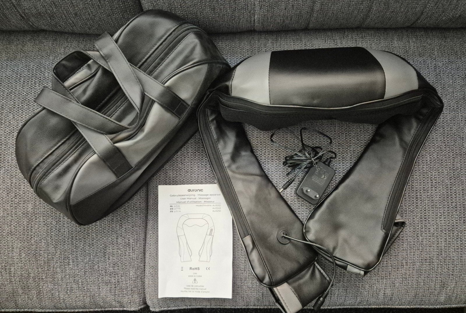 Auronic Shiatsu Massagekussen, Ophalen of Verzenden, Zo goed als nieuw, Massagestoel of Kussen