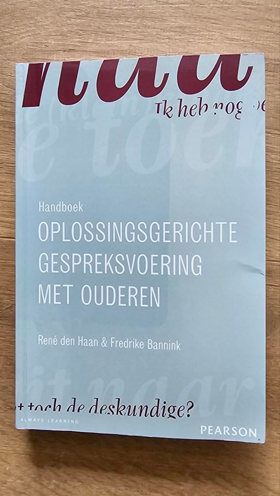Oplossingsgerichte Gespreksvoering met Ouderen, Ophalen of Verzenden