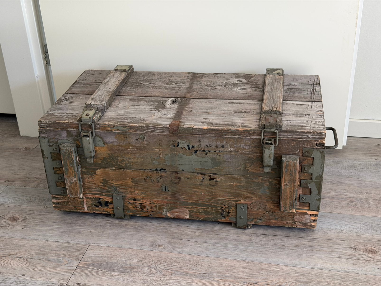 Originele Tsjecho-Slowaakse RPG Nh-75 Munitiekist/Legerkist, Minder dan 50 cm, Gebruikt, 50 tot 100 cm, Ophalen of Verzenden