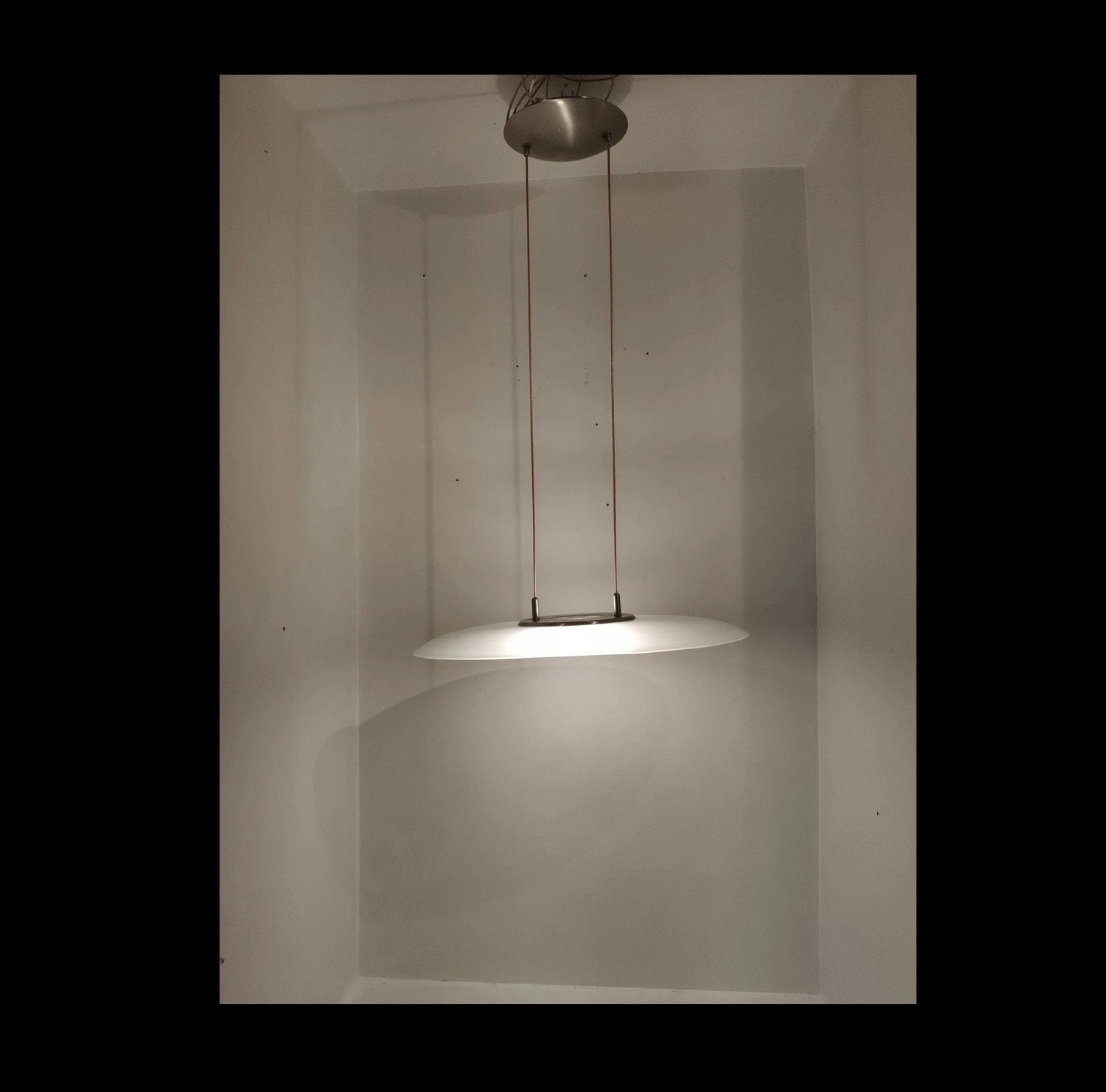 Design hanglamp Studio Italia, glas en metaal, Modern, E27 (groot), Ophalen of Verzenden, Glas