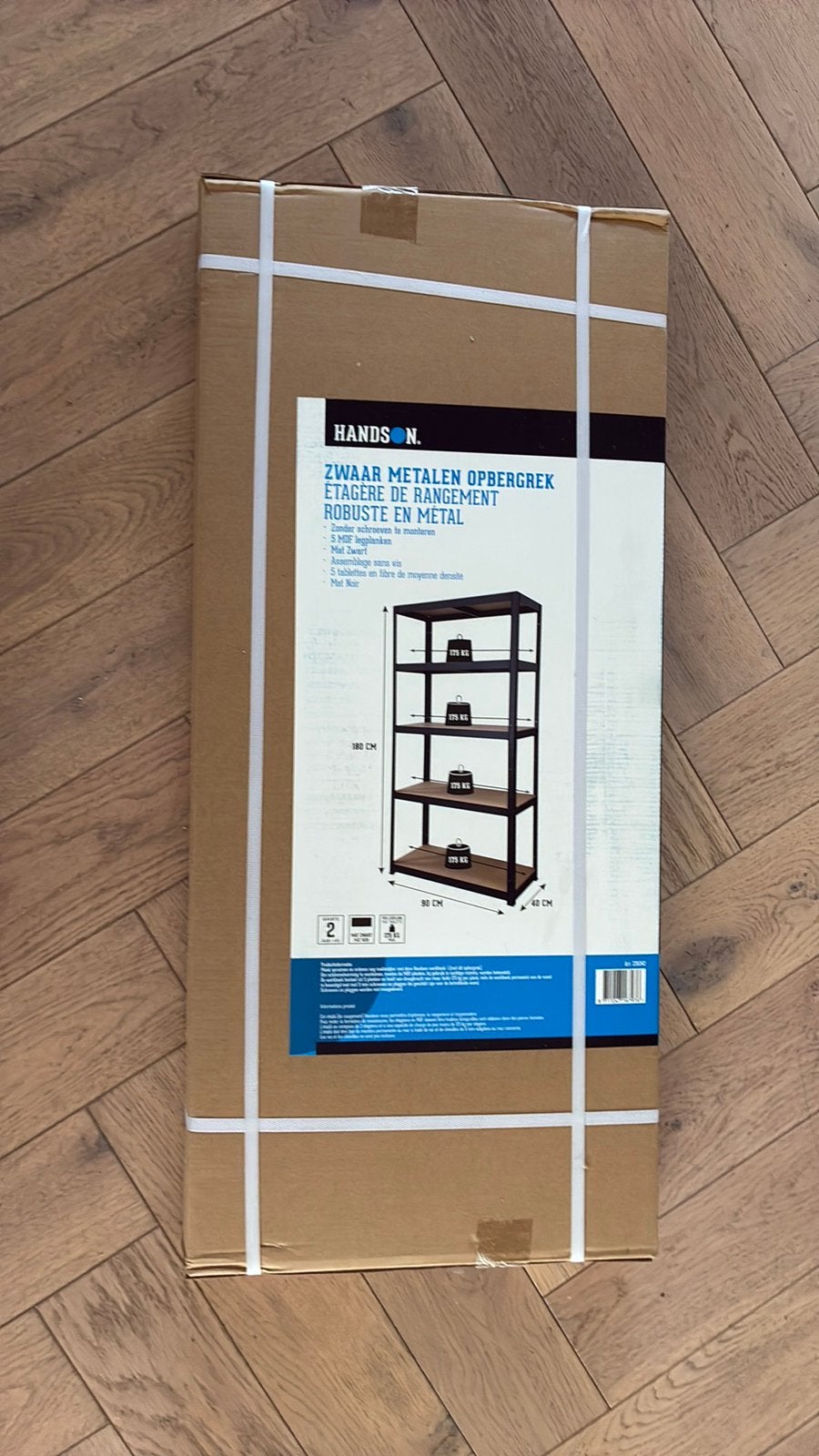 Stellingkast zwart 180x90x40cm (karwei/gamma), Ophalen, Nieuw