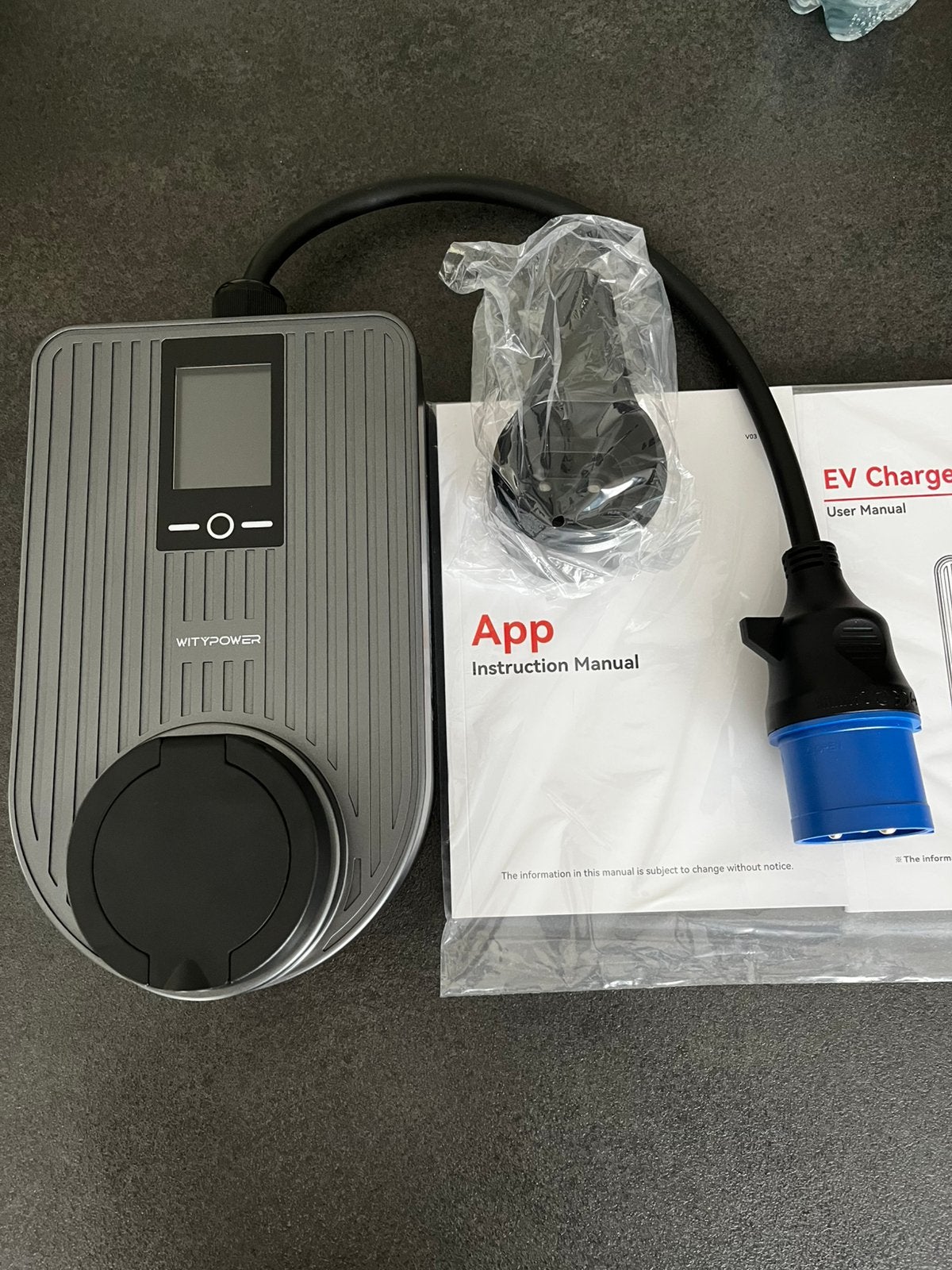 Mobiele Wallbox 7 kW – CEE 32A naar Type 2 – Met RFID NIEUW, Auto diversen, Ophalen of Verzenden, Nieuw, Laadpaal en Laadkabel