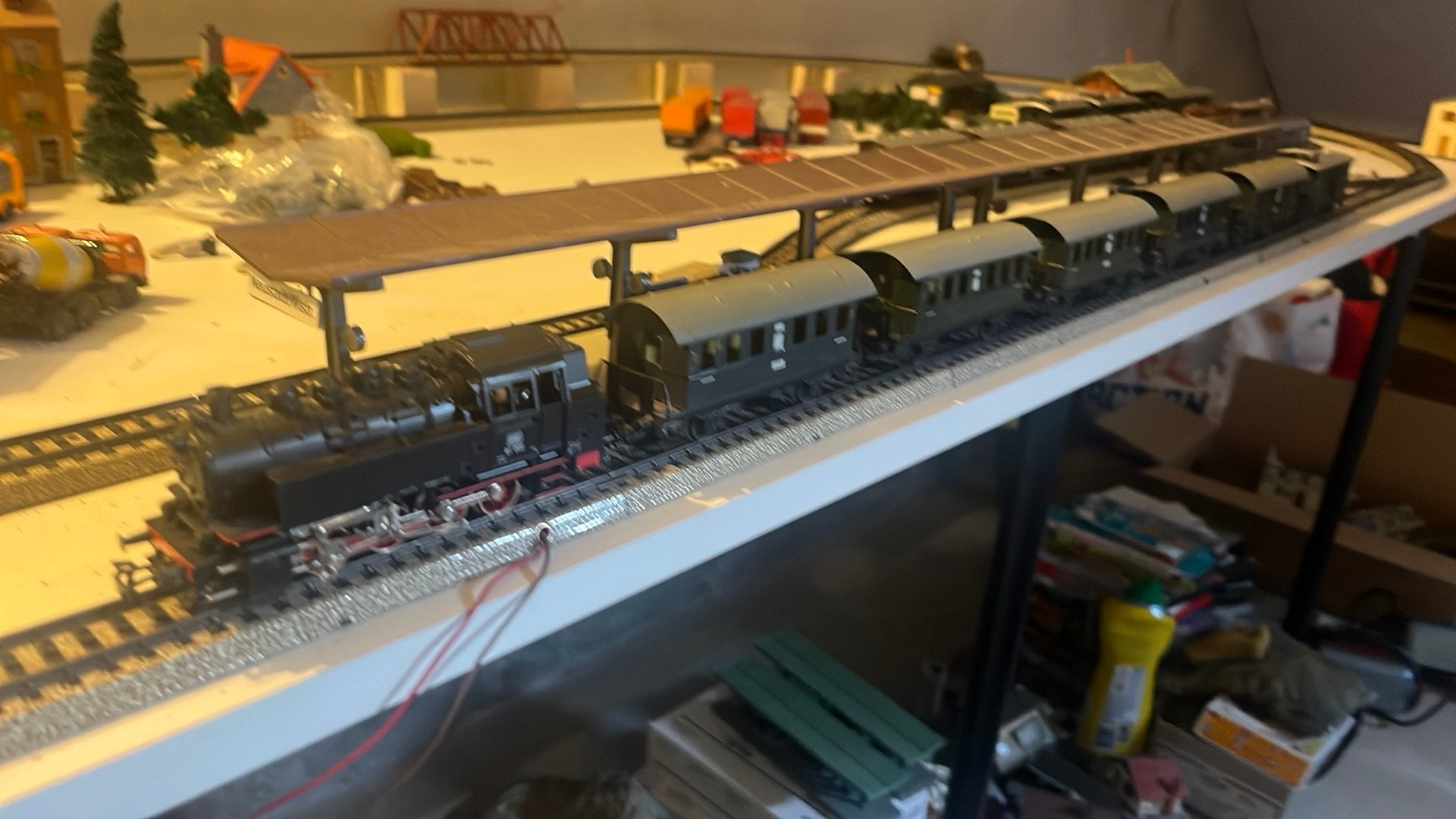 Te koop stoomloc 3031 nieuw model+6 rijtiigjes marklin 4000, Wisselstroom, Gebruikt, Locomotief, Ophalen of Verzenden