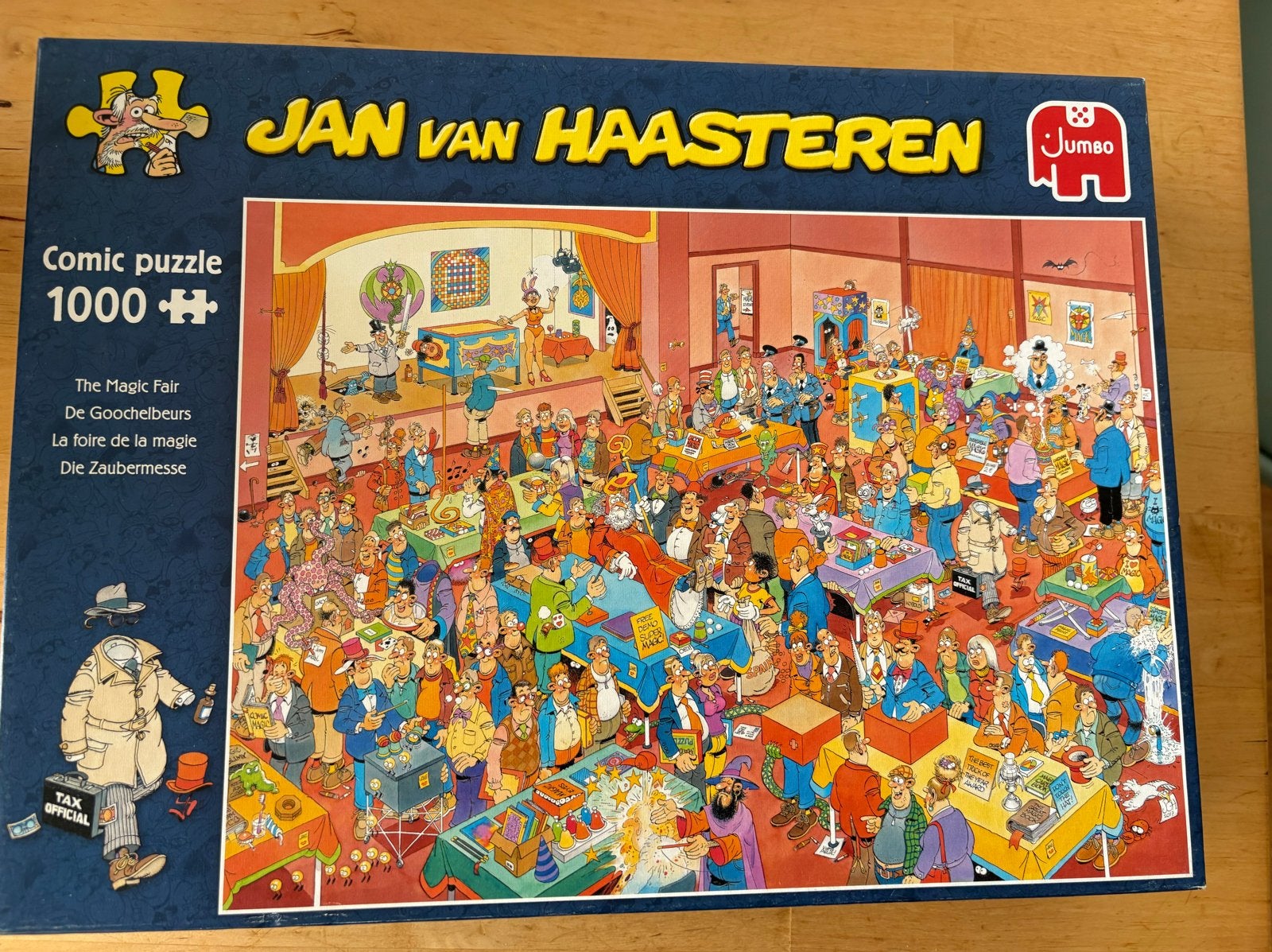 Jan van Haasteren De Goochelbeurs 1000 stukjes, Ophalen of Verzenden, Meer dan 50 stukjes, Zo goed als nieuw, 6 jaar of ouder