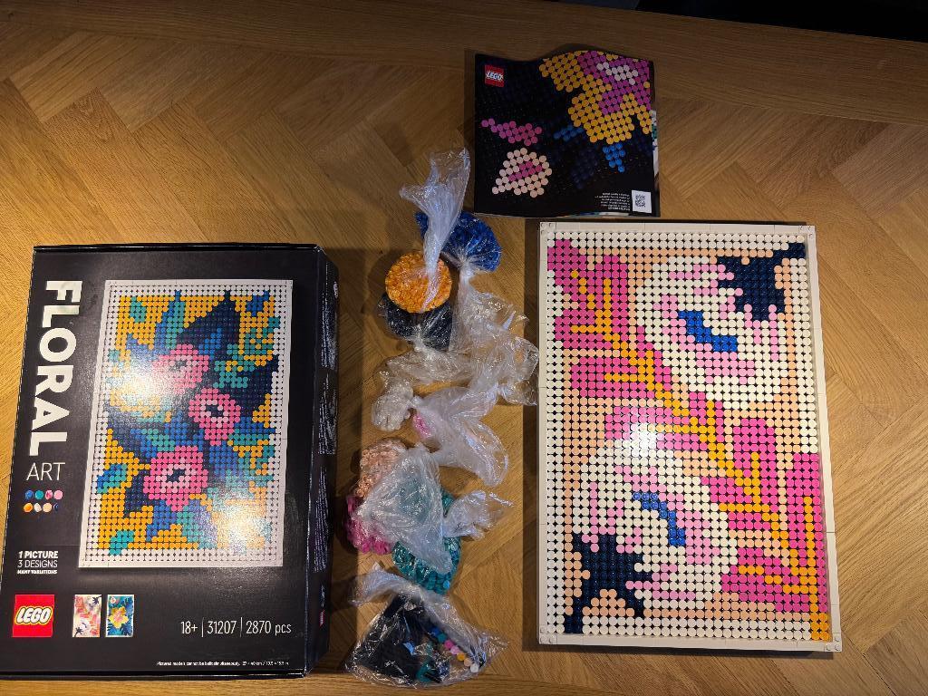 Lego 31207 Art Bloemkunst / Floral Art met doos, Ophalen of Verzenden, Zo goed als nieuw, Complete set, Lego