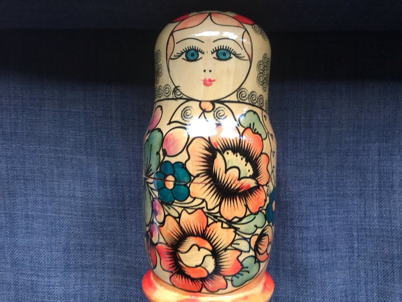 Set van 7 handgeschilderde Matroesjka poppen, Verzamelen, Ophalen of Verzenden, Zo goed als nieuw