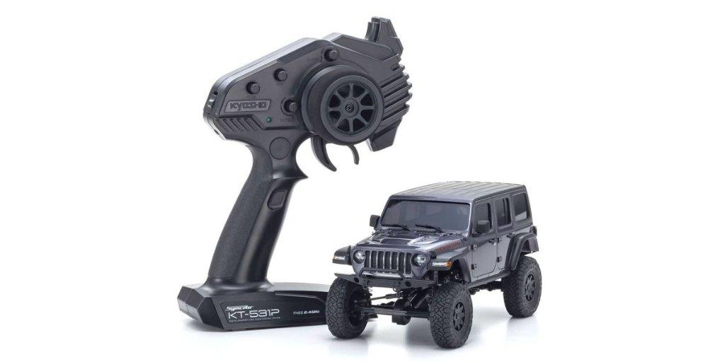 Kyosho Mini-Z 4X4 MX-01 Jeep Wrangler Rubicon Granite, Elektro, Nieuw, Ophalen of Verzenden, Auto onroad