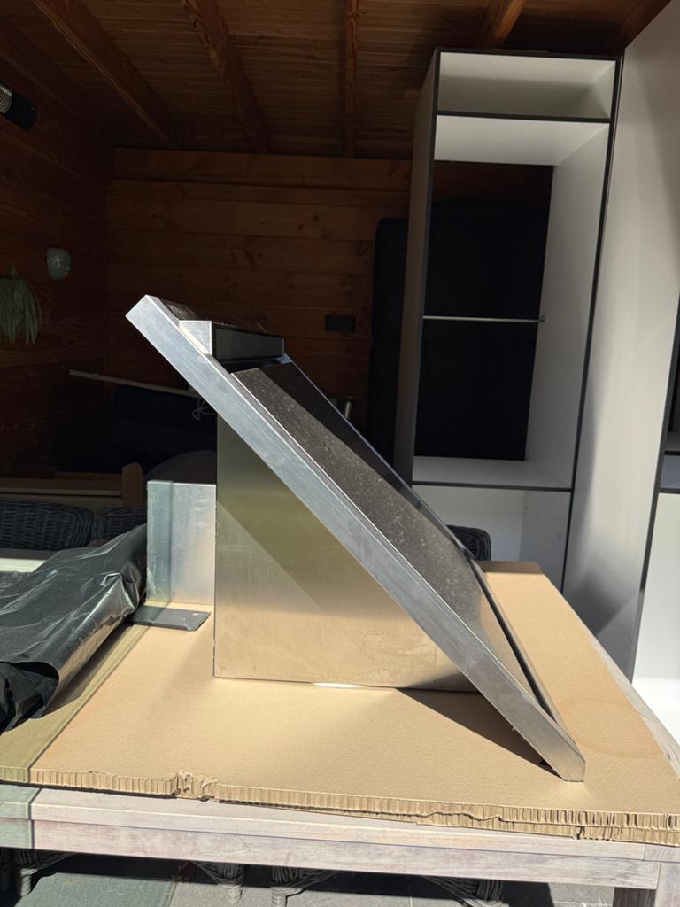 Novy Head’Line 7809 afzuigkap – 90 cm RVS, Ophalen, Gebruikt, Wandschouwkap, 800 m³ per uur of meer