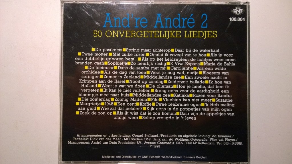 André van Duin - And're André 2 (50 Onvergetelijke Liedjes), Ophalen of Verzenden, Zo goed als nieuw, Pop, Album