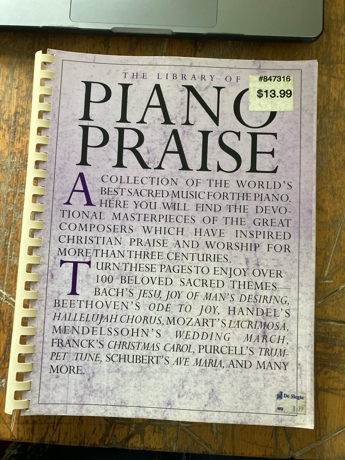 Piano Praise: Heilige Muziek voor Piano (De Slegte), Gebruikt, Klassiek, Ophalen of Verzenden, Thema