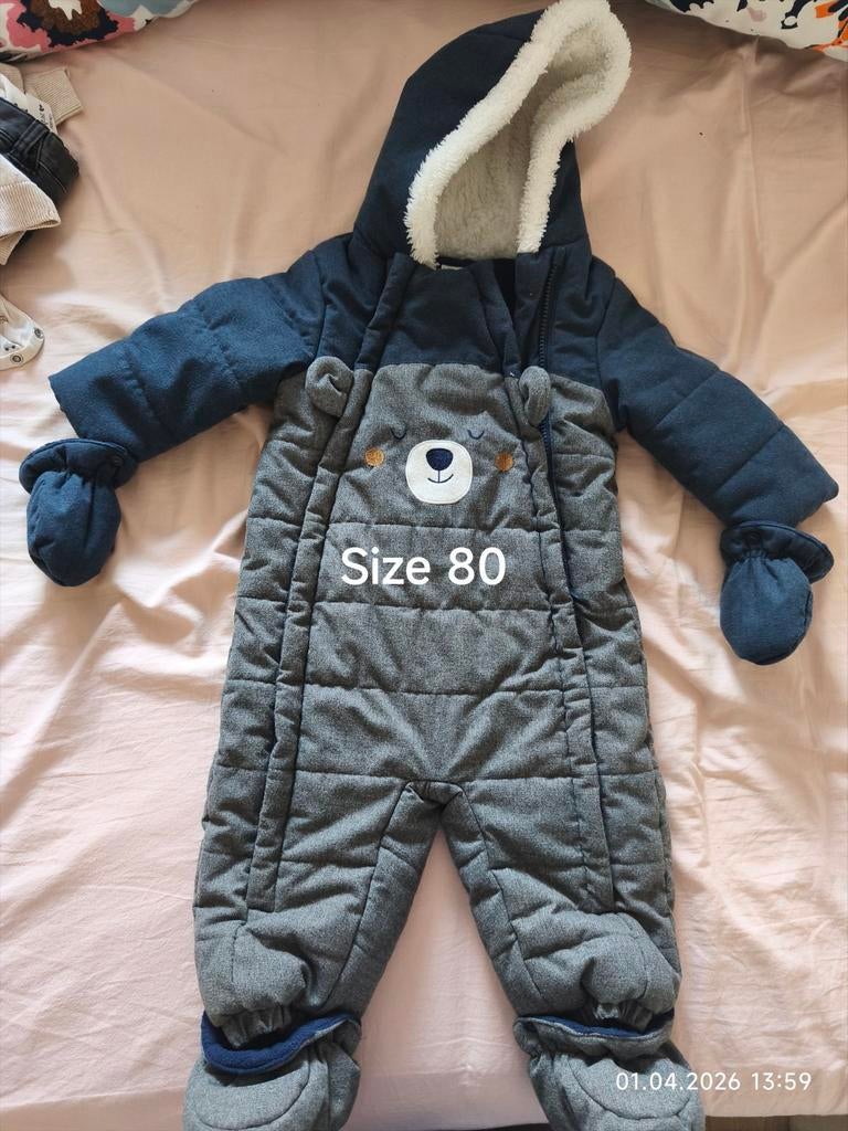 Baby winterpak maat 80 met berenhoofd, Ophalen of Verzenden, Jongetje of Meisje, Pakje