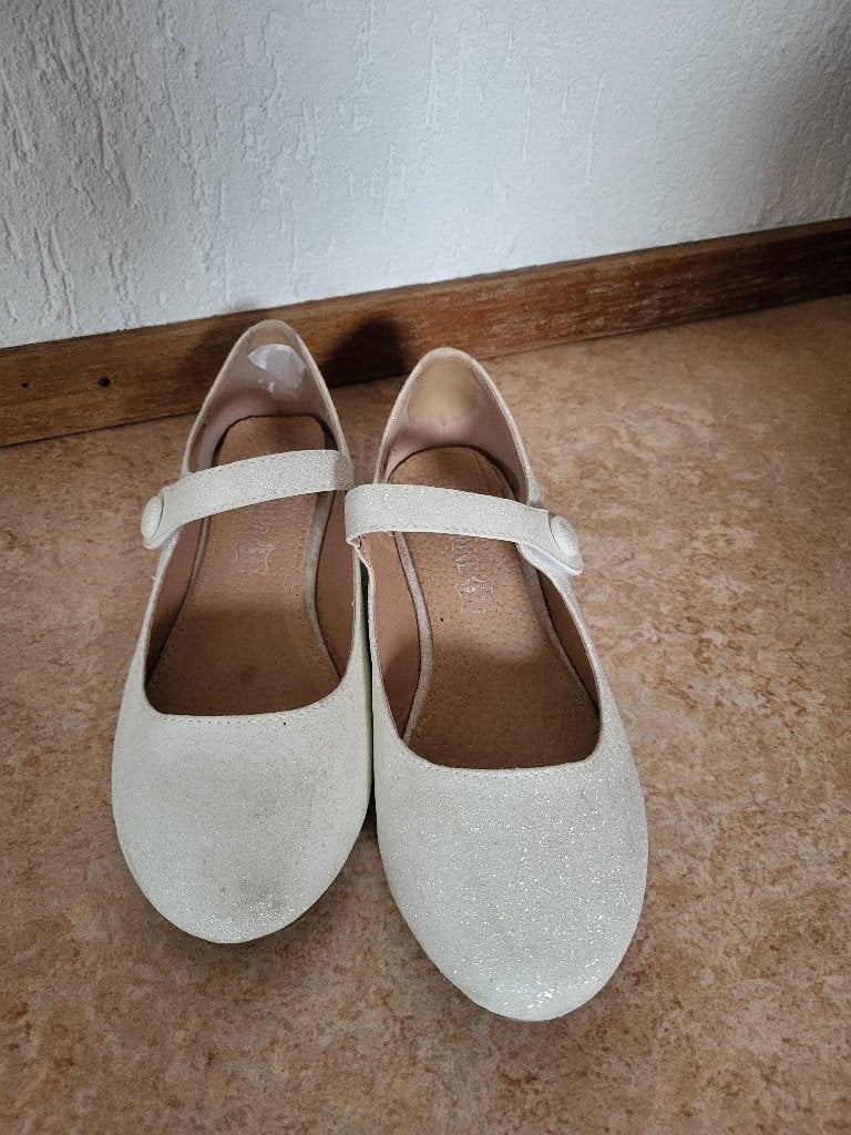 Bruidsschoenen mt 36, Wit, Schoenen, Ophalen of Verzenden, Zo goed als nieuw