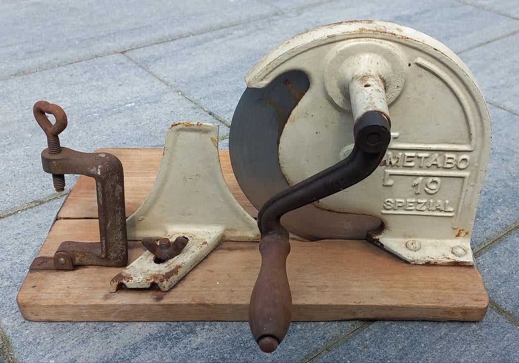 Oude snijmachine, Antiek en Kunst, Ophalen