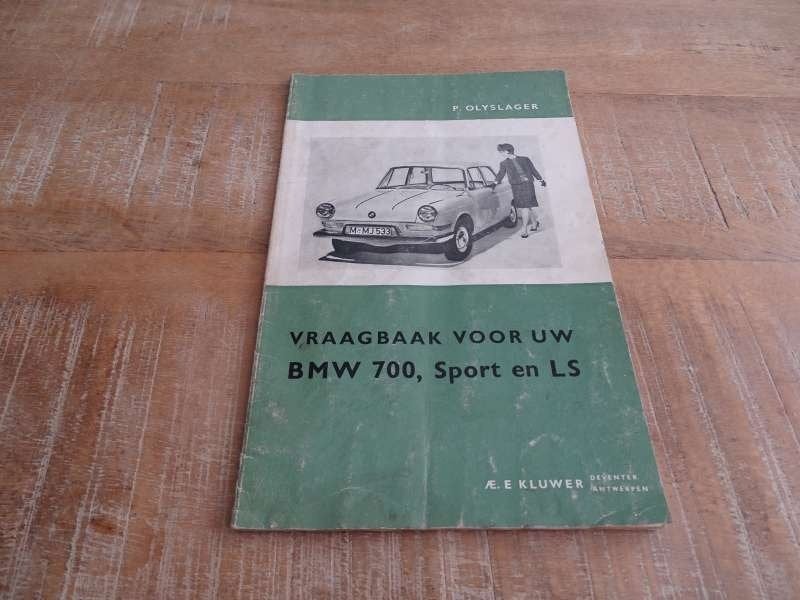 BMW 700 Vraagbaak Werkplaatshandboek Nederlands Origineel, Boeken, Verzenden, Gelezen, BMW