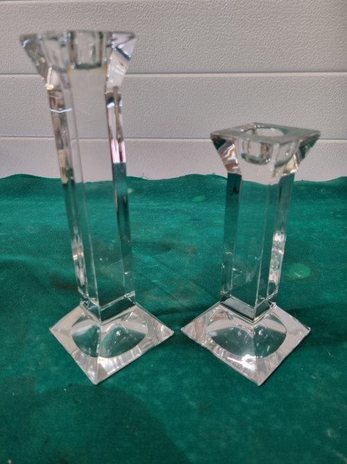 kandelaars villeroy en boch kristal vintage, Ophalen of Verzenden, 'T Olde Gre-j, Info@toldegrej.nl, Endepoelstraat 20f Didam